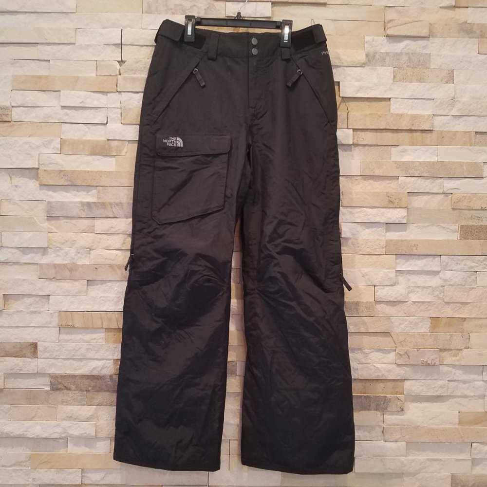 North Face Womens Snow Ski Pants Black Small Bibs Snowboard Winter Snowsuit Bib